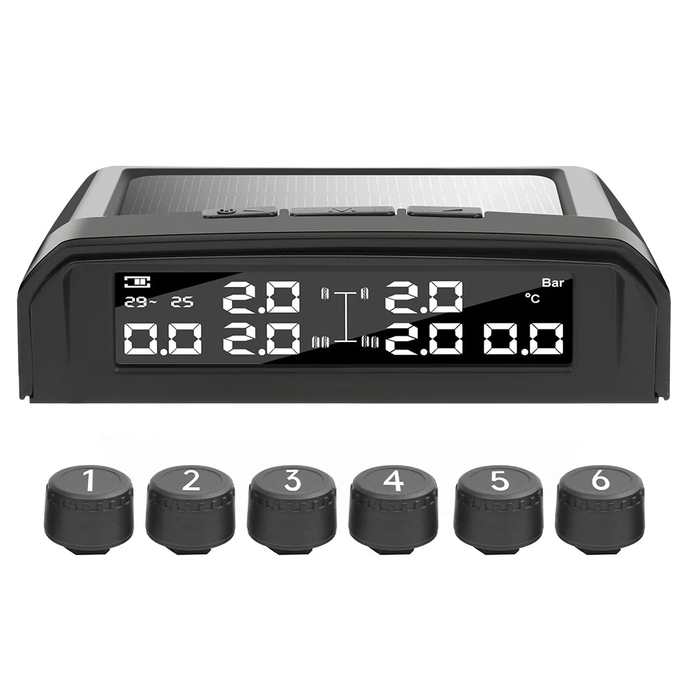 6-Sensor TPMS for Caravans, Trailers & 4WDs